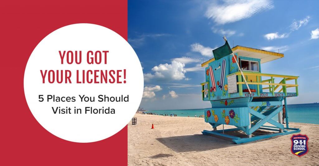 You Got Your License! 5 Places to Visit in Florida | 911 Driving School